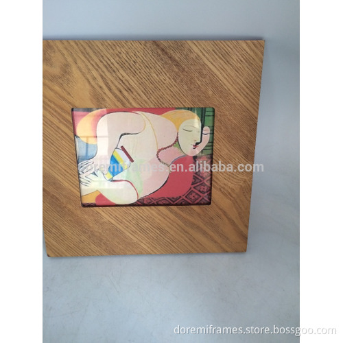 wood photo frame vintage style